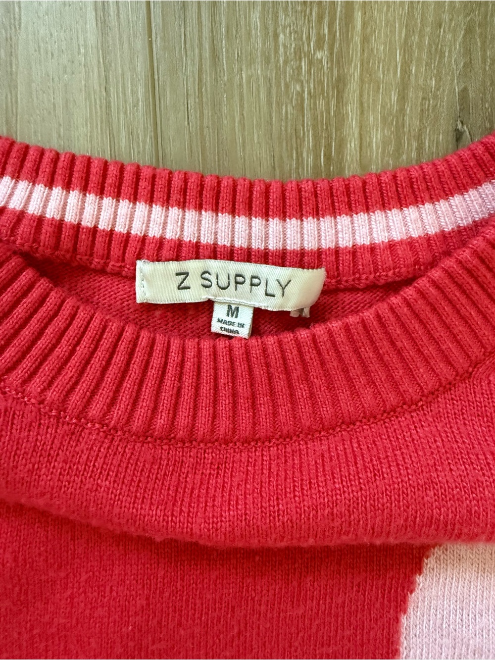 Z Supply red heart sweater - Picture 3 of 3